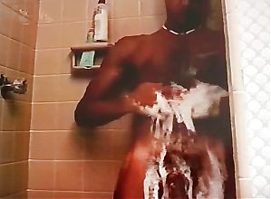 Vintage 2000 Lost Exclusive XXX Celebrity Sex Tape - Supermodel Cory Takes Hot Shower and Shaves Balls and Dick